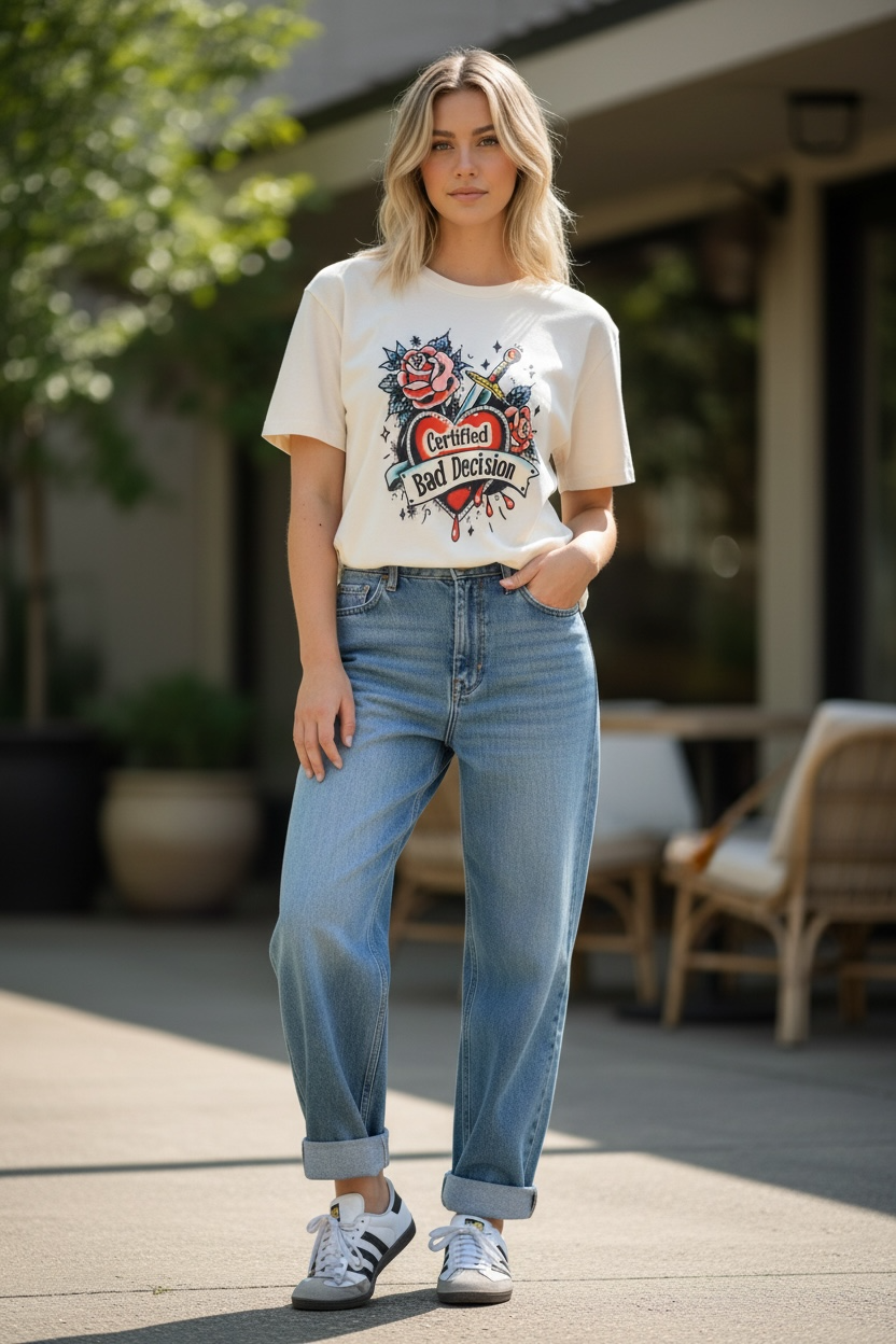 Certified Bad Decision Graphic Tee