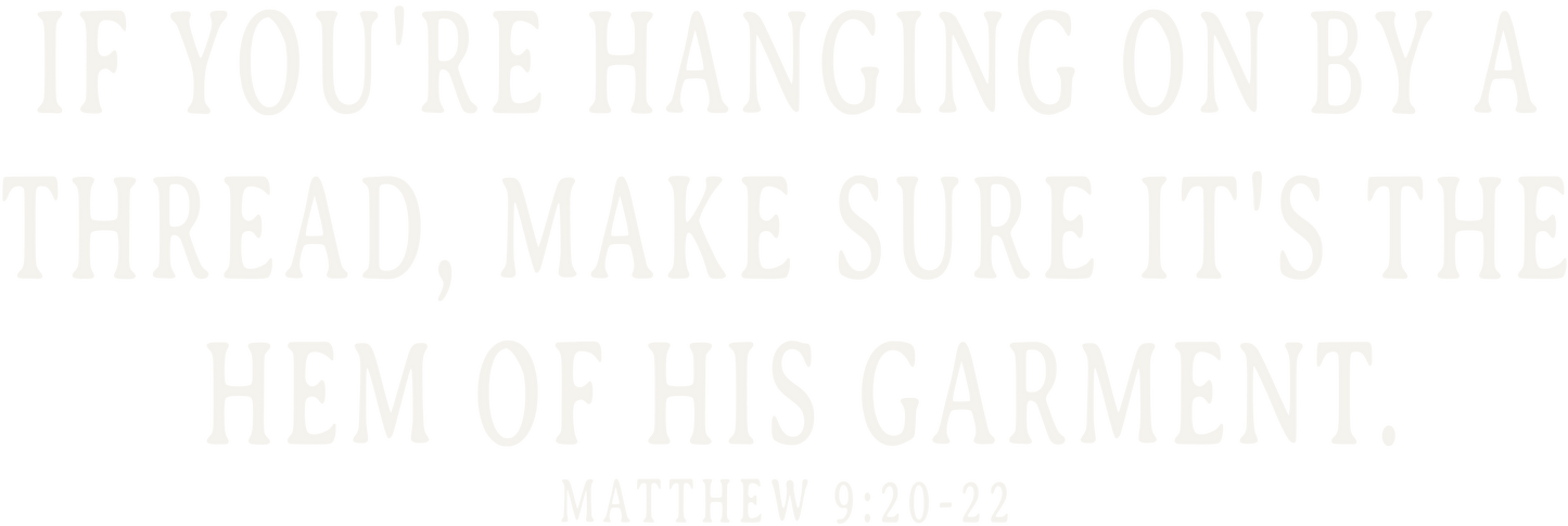 Hanging By A Thread Graphic Tee