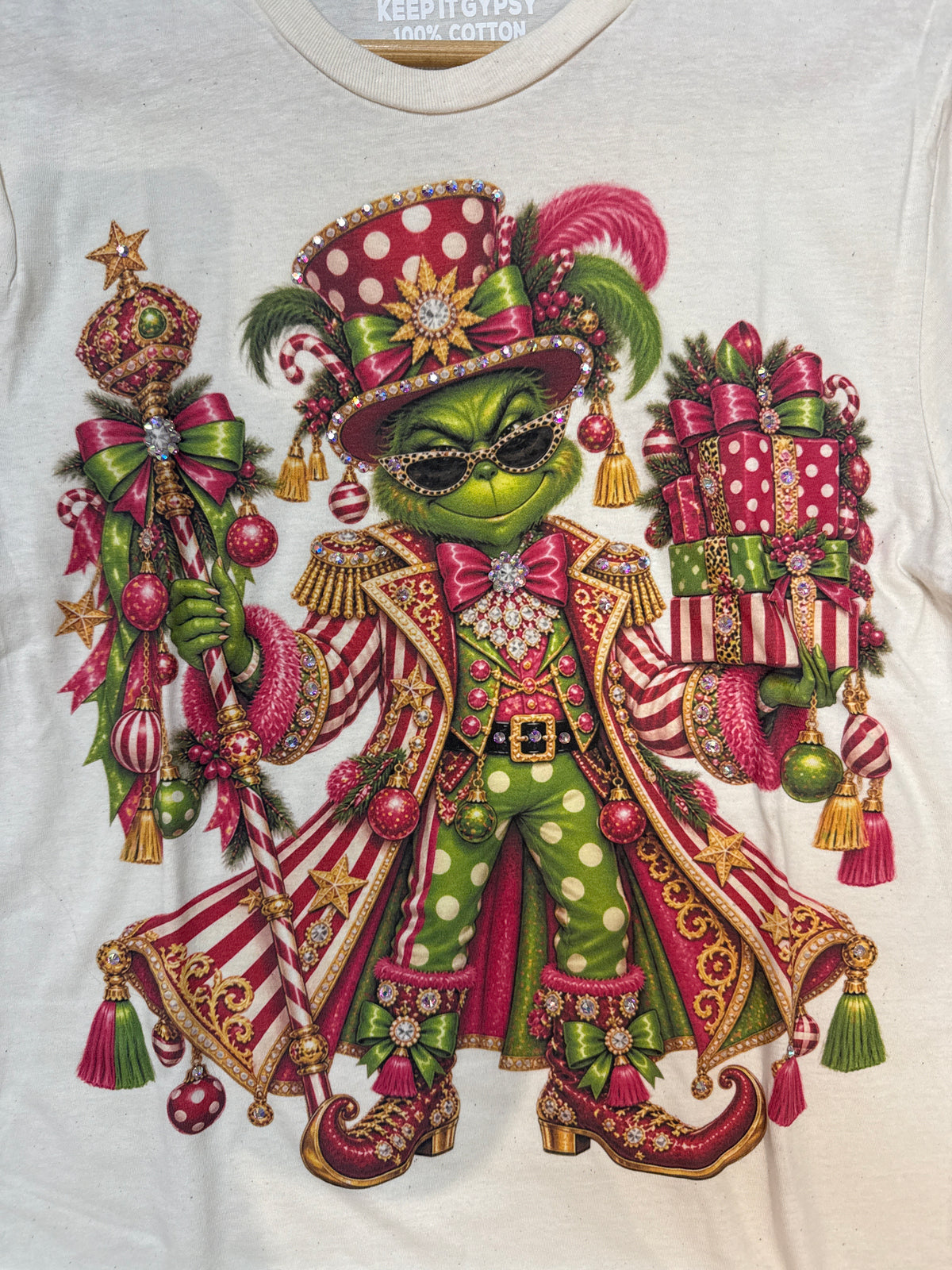 Green Guy Cream Graphic Tee 2718