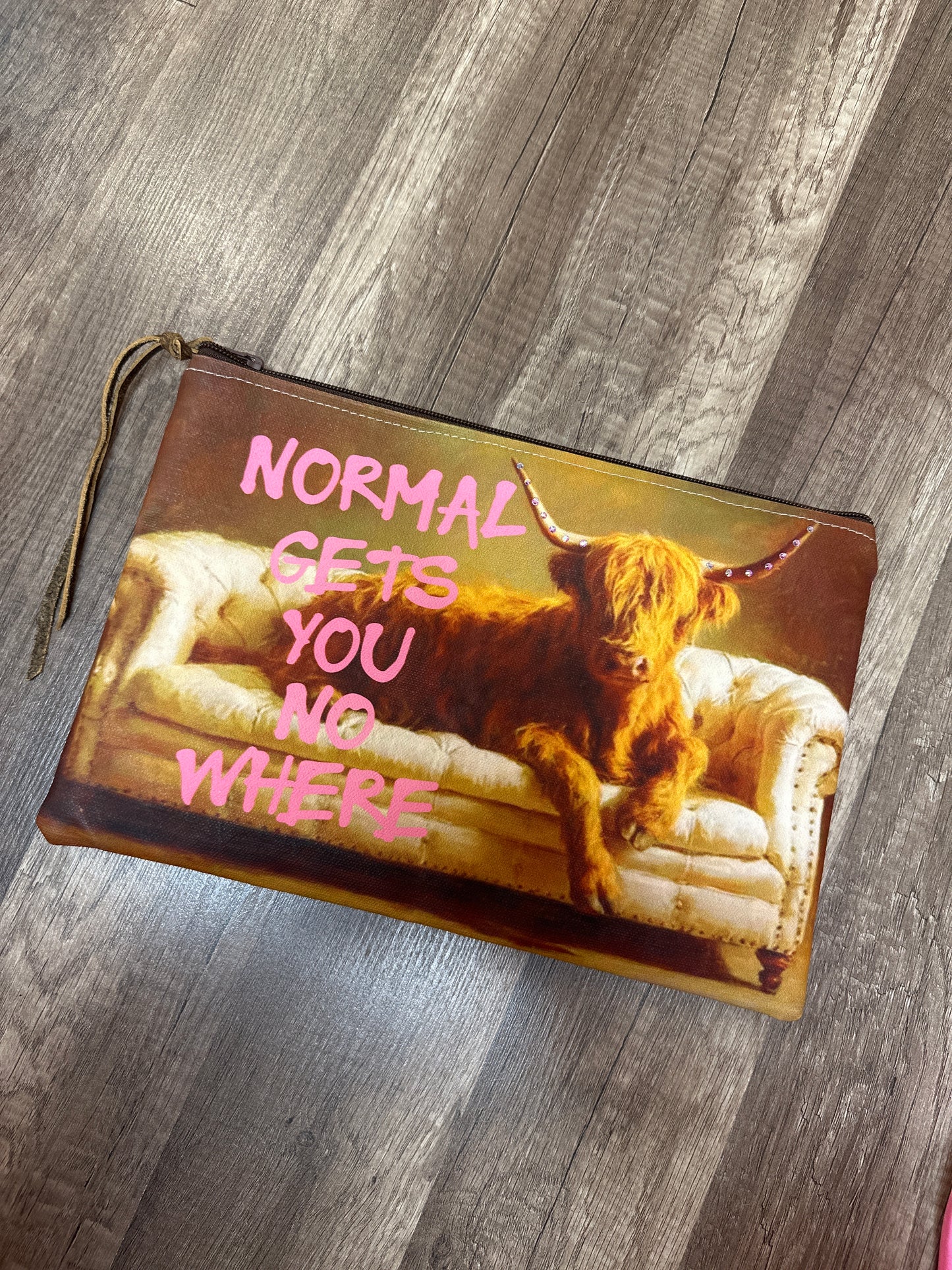 DSP Normal Gets You Nowhere Pouch