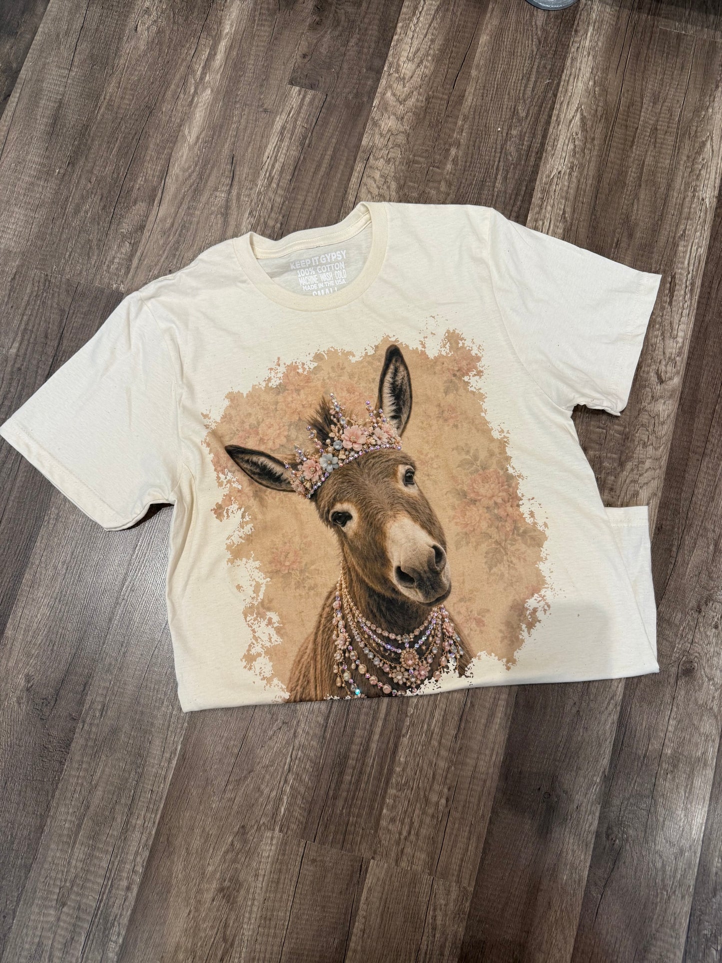 DROP THE WALLS Donkey with Necklace