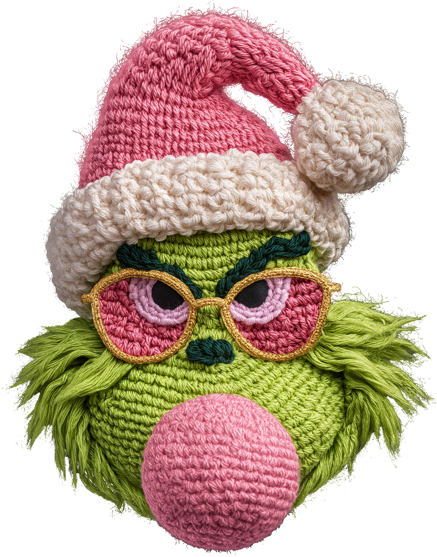 Green Guy Bubble Crochet Graphic Tee