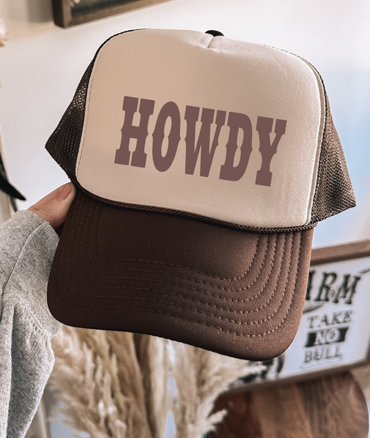 Howdy TRUCKER CAP BWNTAN