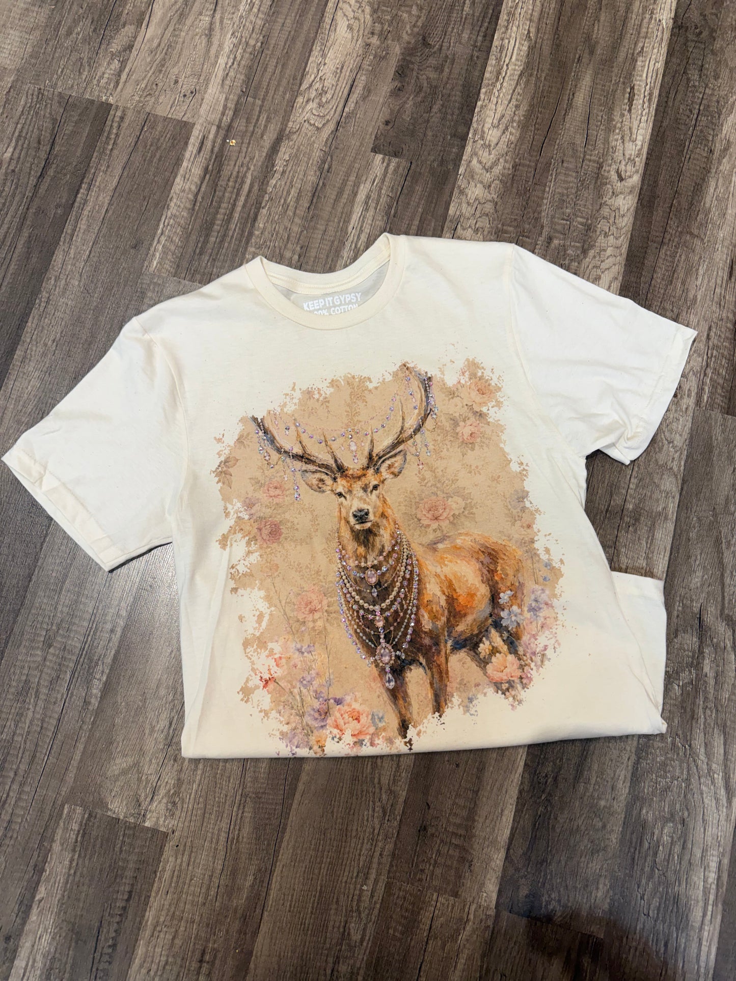 DROP THE WALLS Deer with Necklace