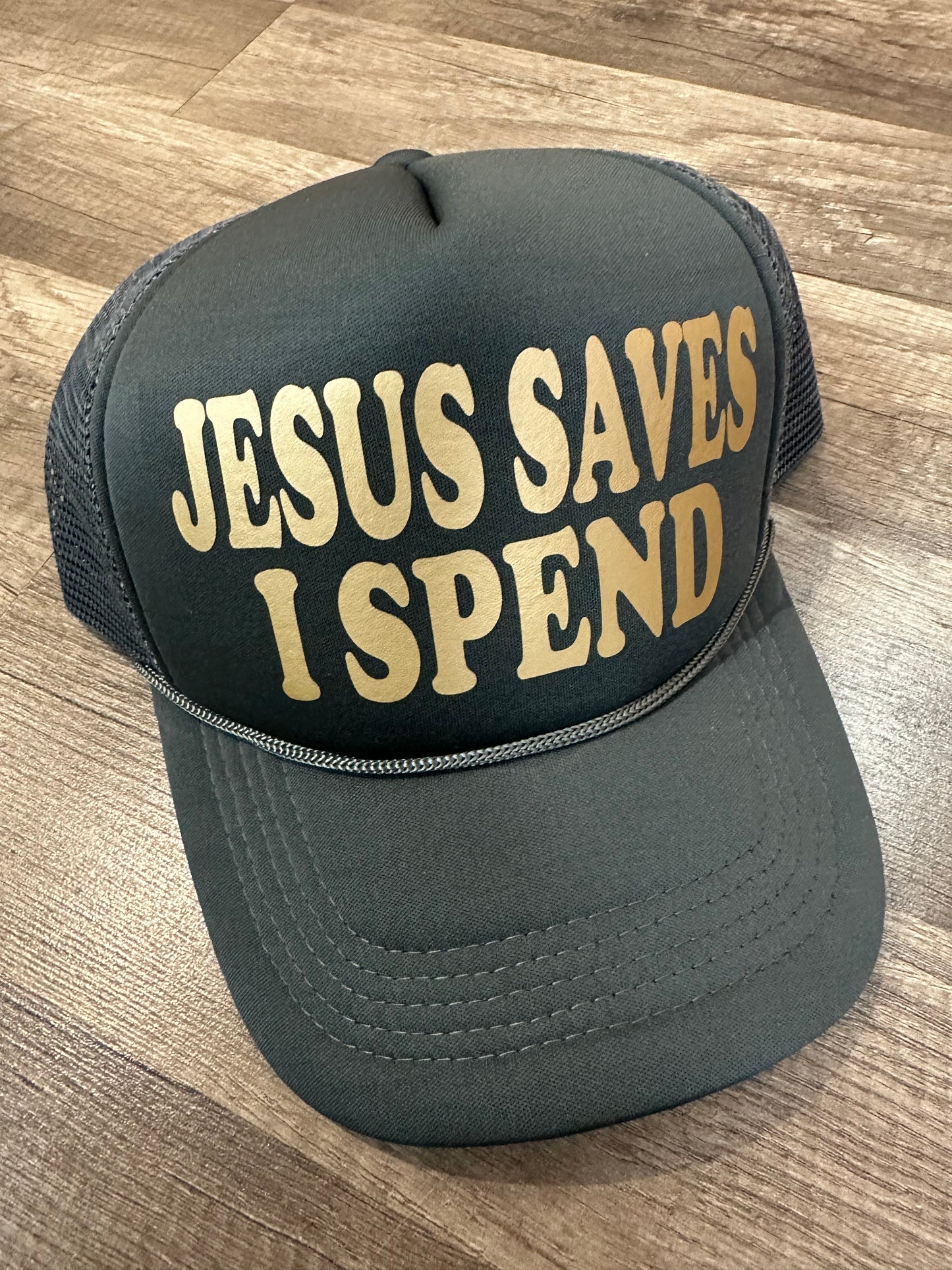 Keep it Gypsy Jesus Saves I Spend Trucker Ballcap