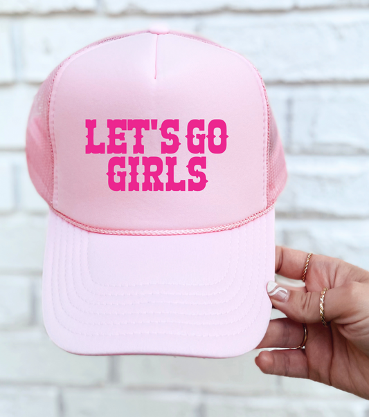 Let's Go Girls TRUCKER CAP LTPNK