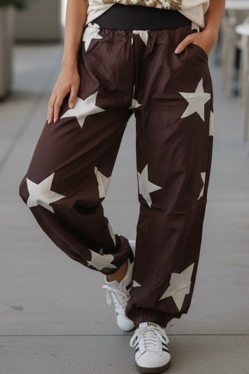 Brown Star Pants
