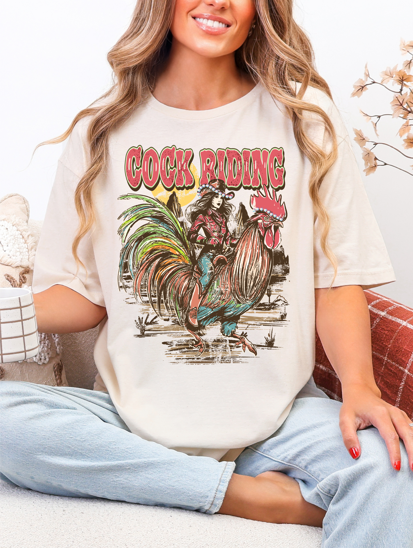 Cock Riding Graphic Tee