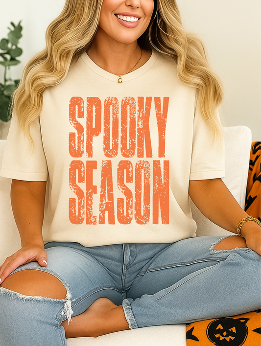 Spooky Season Cream Graphic Tee