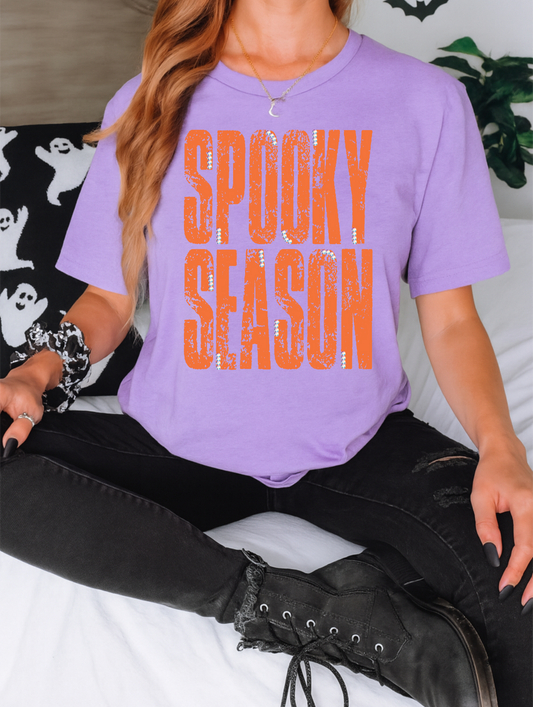 Spooky Season Lavender Graphic Tee