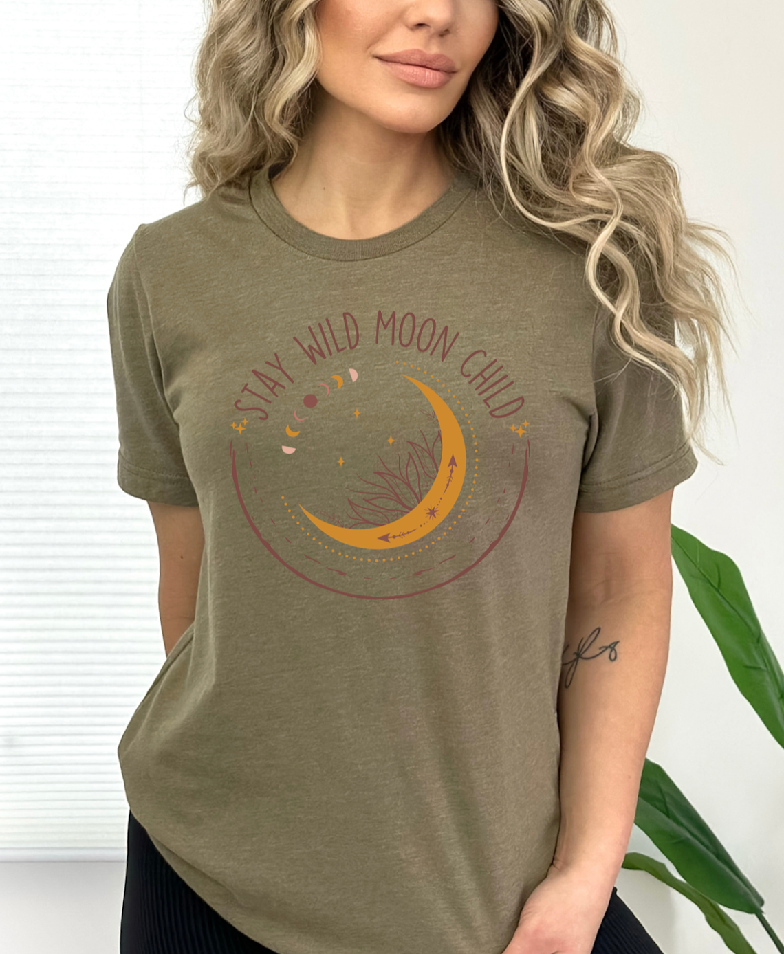 GRAPHIC TEE 336G Stay Wild Moon Child