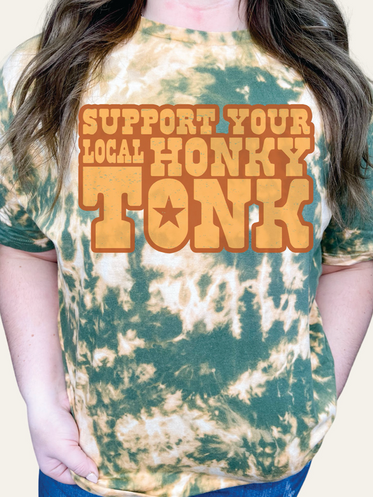 GRAPHIC TEE 171G Support Your Local Honky Tonk