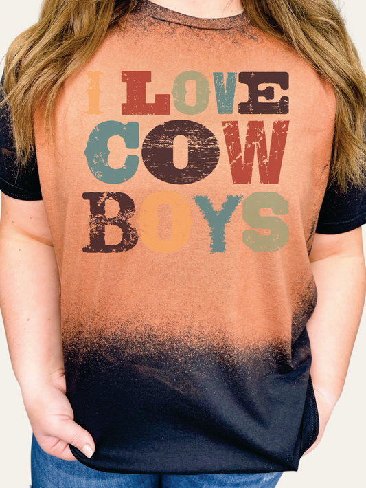 GRAPHIC TEE 172B I Love Cowboys