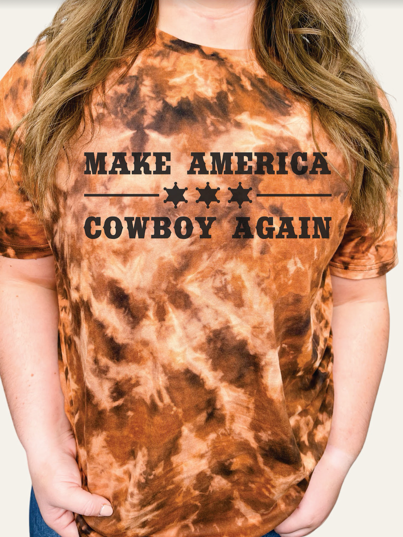 GRAPHIC TEE 127B Make America Cowboy Again