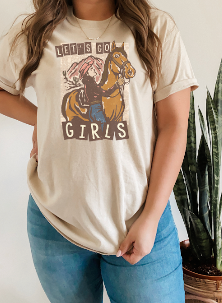 GRAPHIC TEE 392S Let's Go Girls