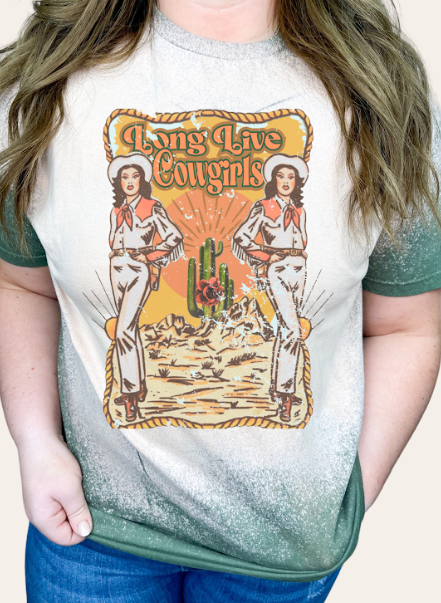 GRAPHIC TEE 395G Long Live Cowgirls