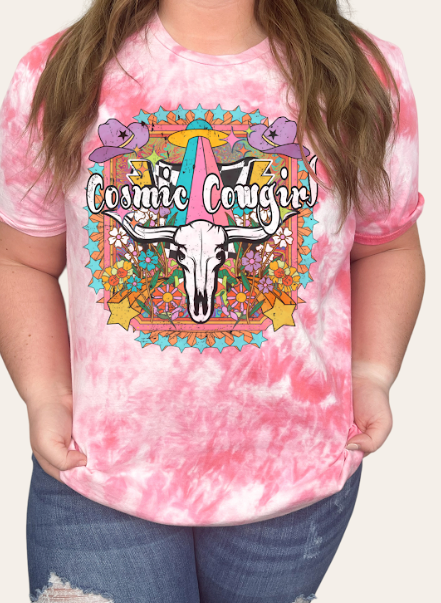GRAPHIC TEE 407CS Cosmic Cowgirl