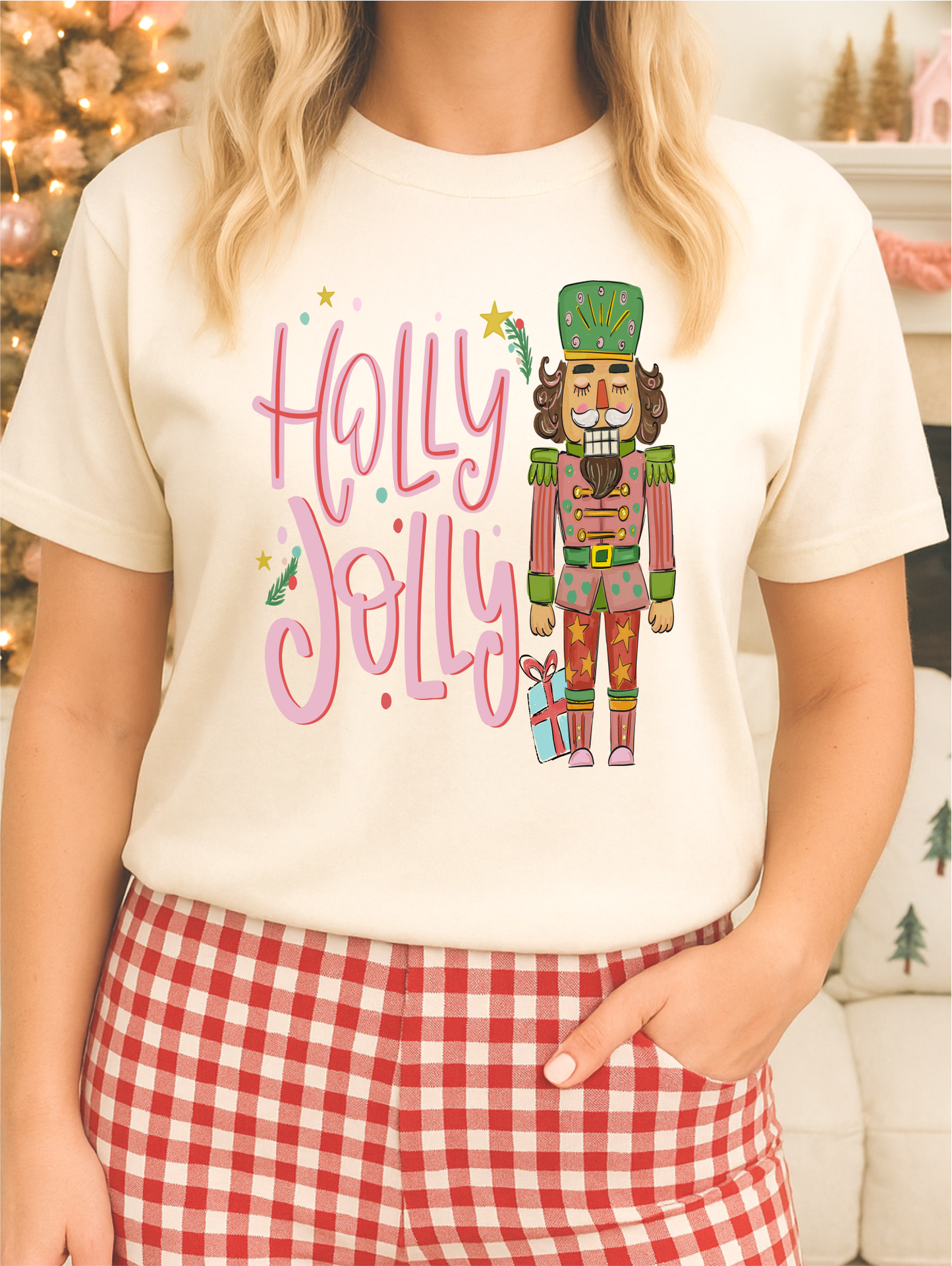 Holly Jolly Nutcracker Graphic Tee