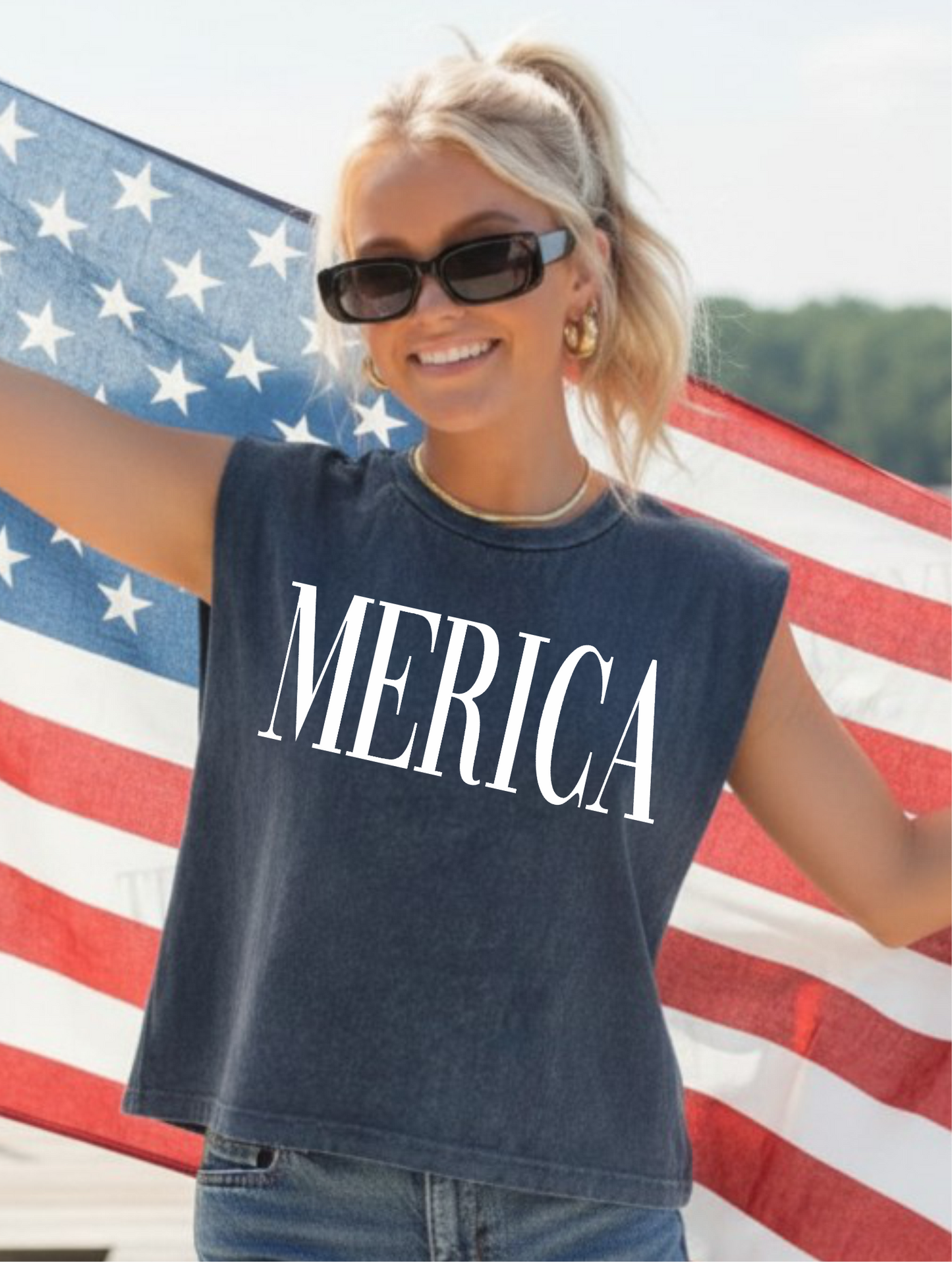 Merica Graphic Tank