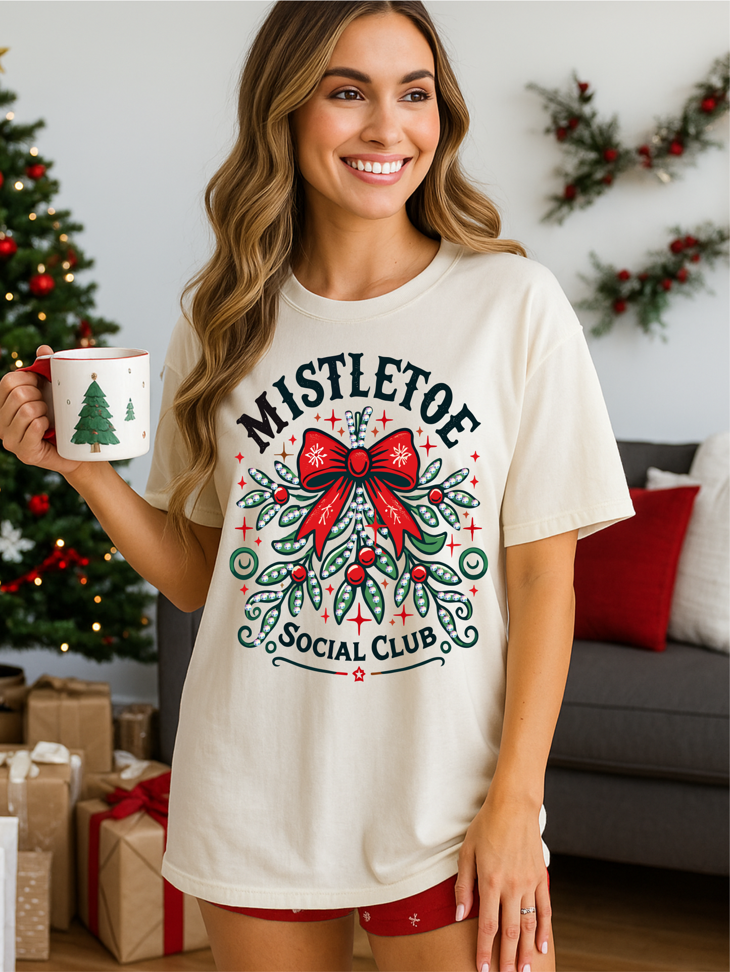 Mistletoe Social Club Graphic Tee