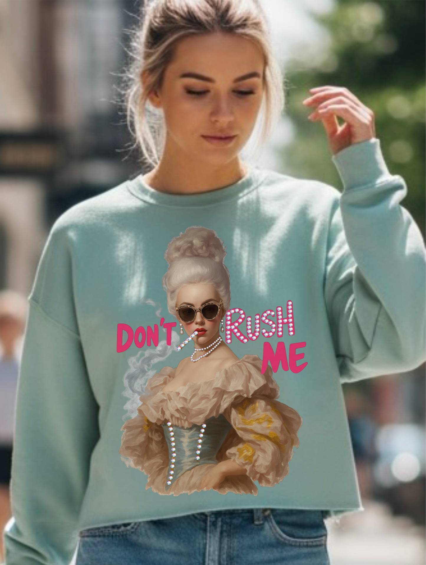 Don't Rush Me Crewneck