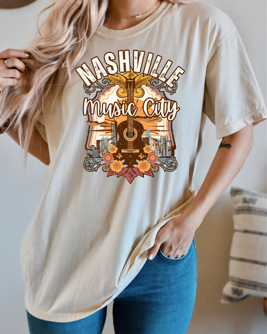 GRAPHIC TEE 258S Nashville Music City