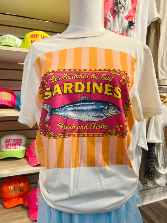 Fresh & Fishy Cream Graphic Tee