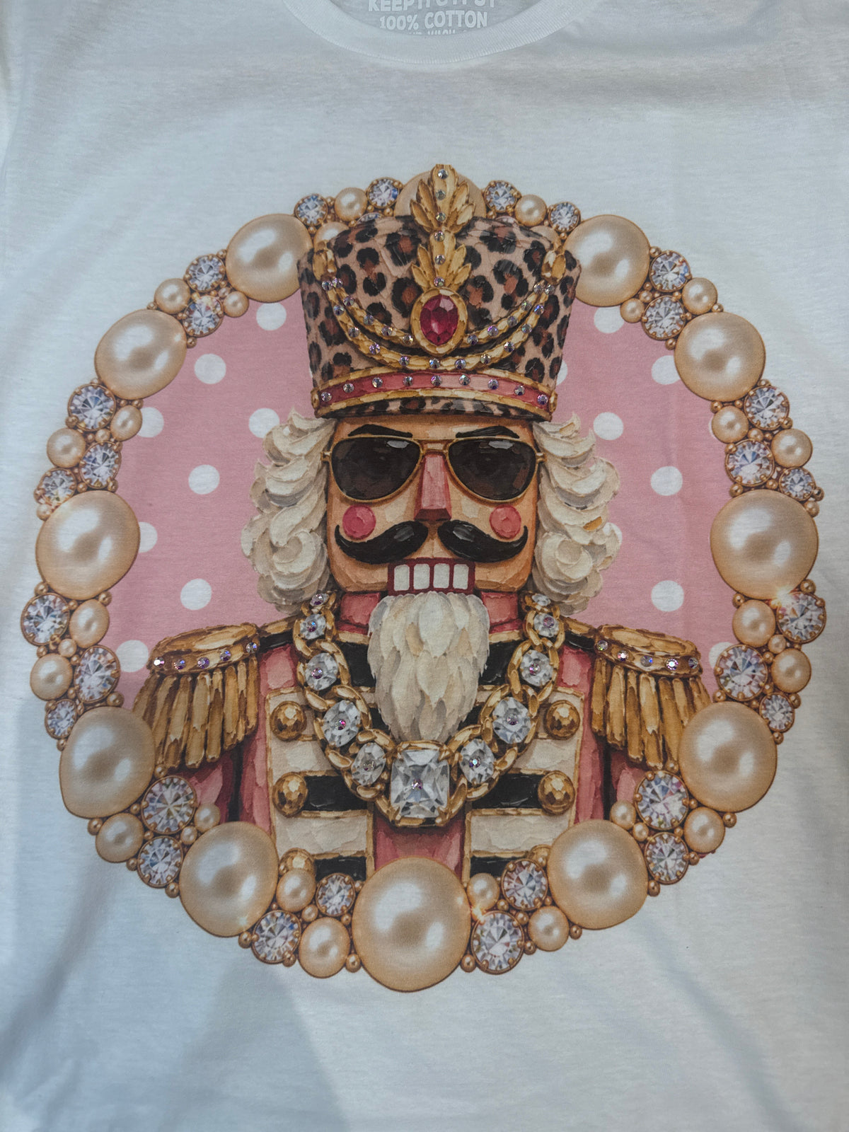 Nutcracker White Graphic Tee 2204