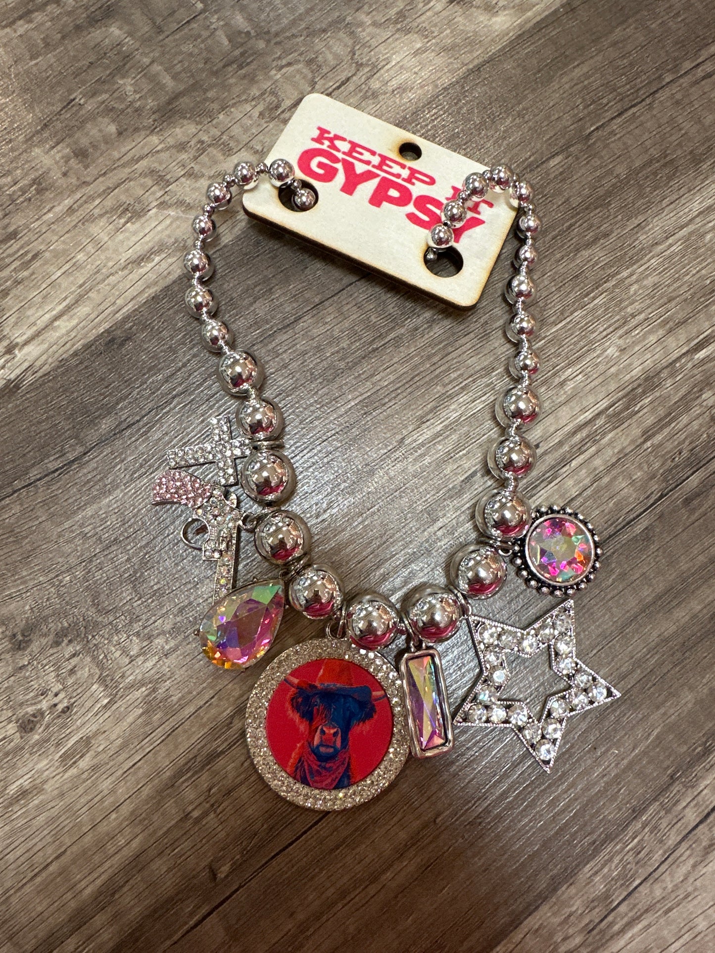 DSP Necklace with Highland Cow