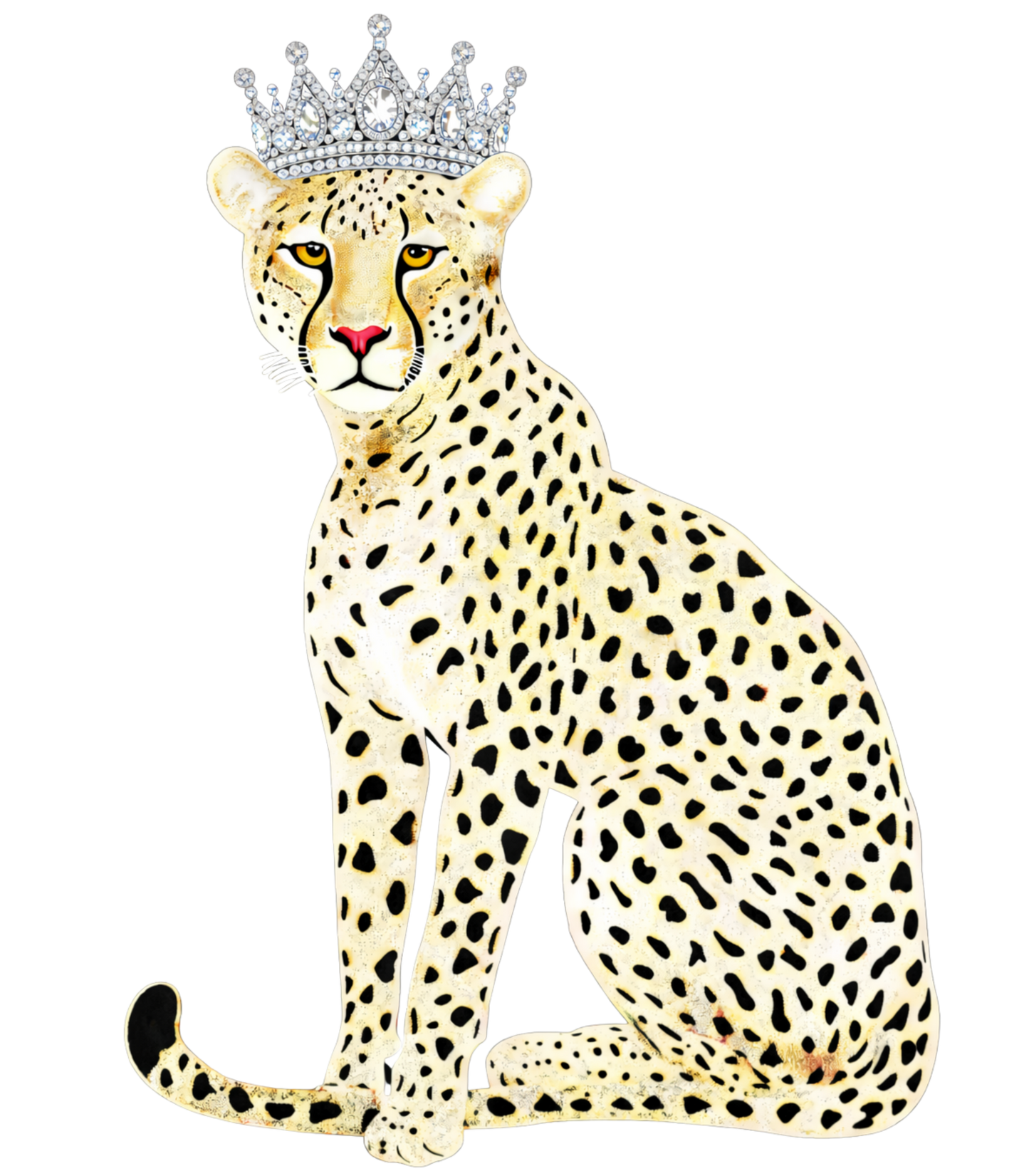 Crown Leopard Camo Crewneck