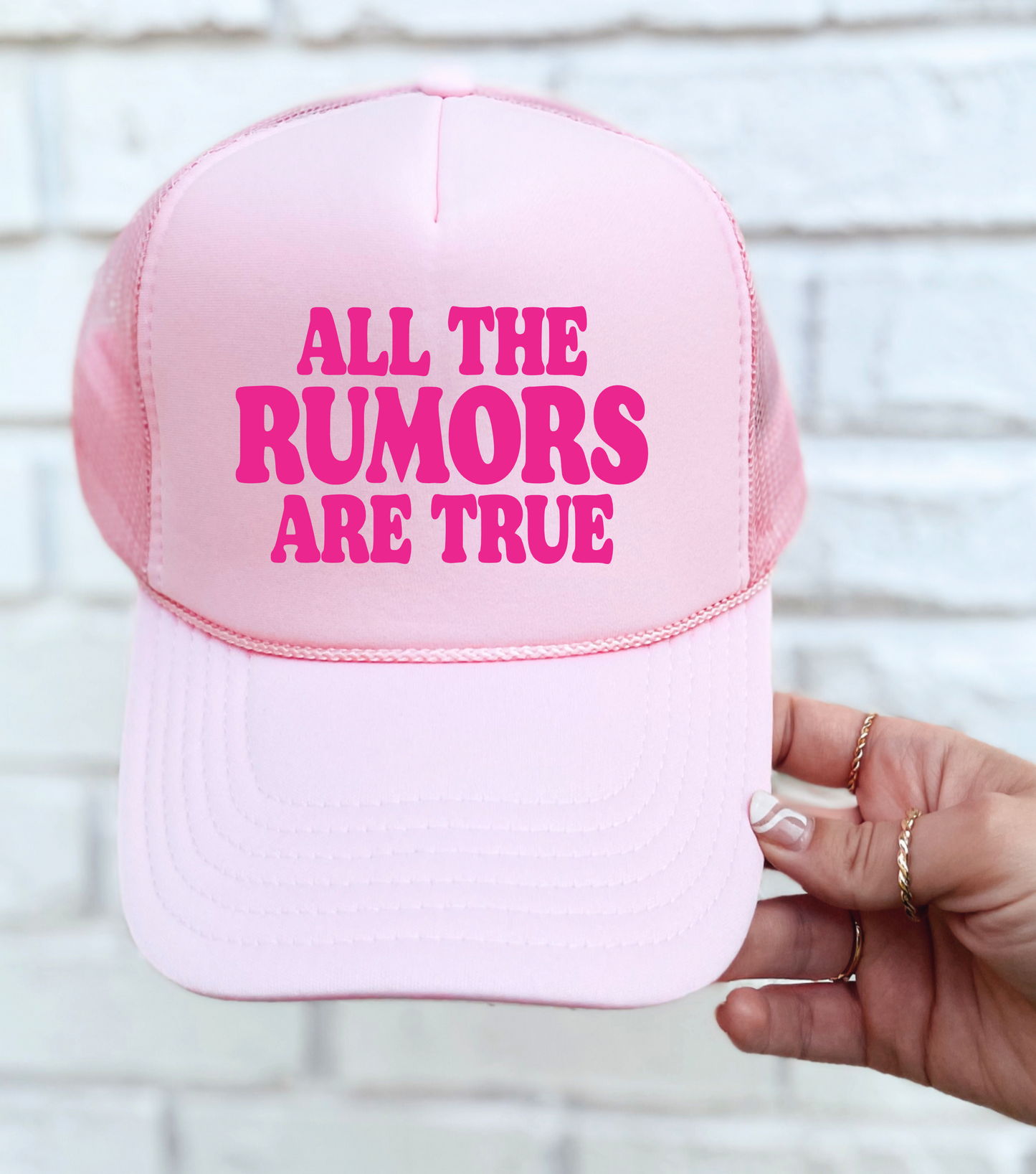 All the Rumors are True TRUCKER CAP LTPNK