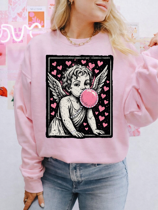 Cupid Bubble Crewneck