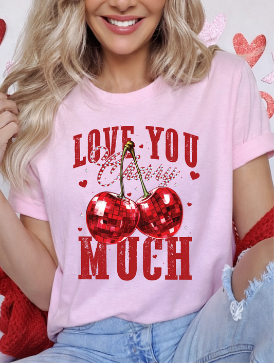 Love You Cherry Much Graphic Tee