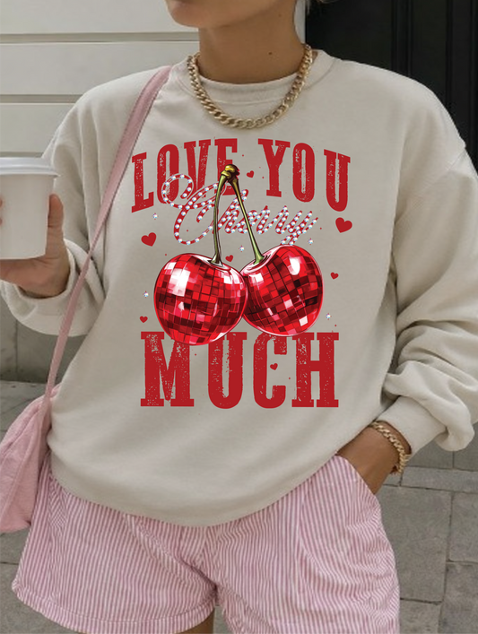 Love You Cherry Much Crewneck