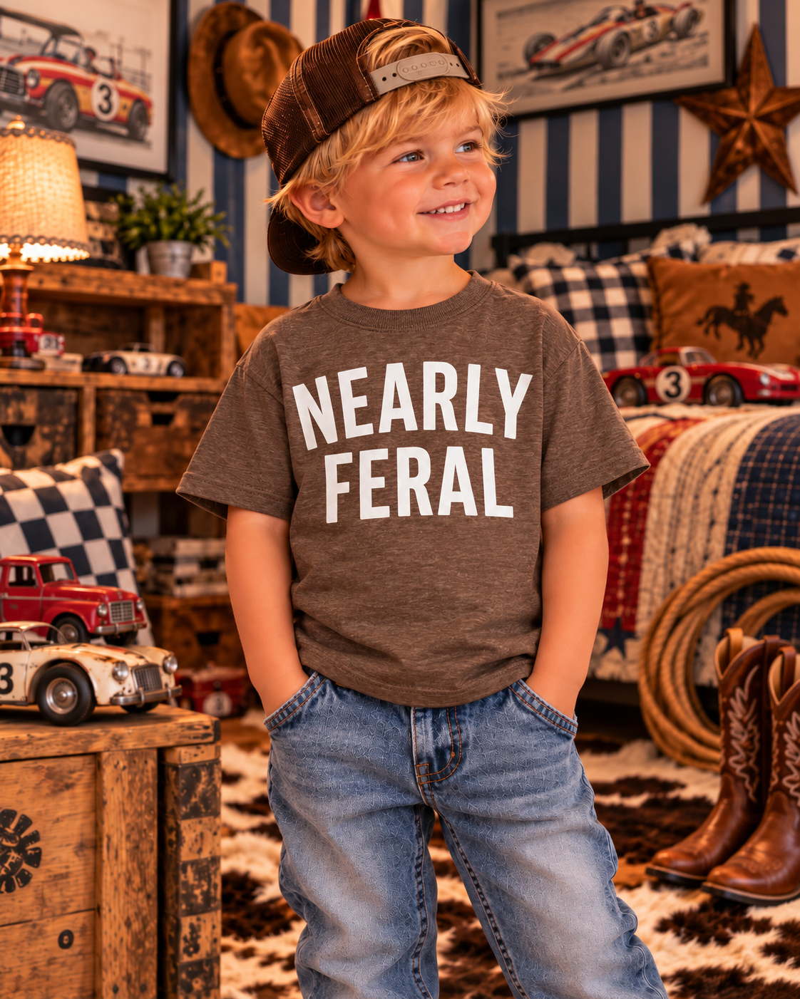 Nearly Feral Cocoa Puffs Kids Graphic Tee 15K