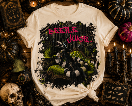 Beetle Juice Cream Graphic Tee 2098