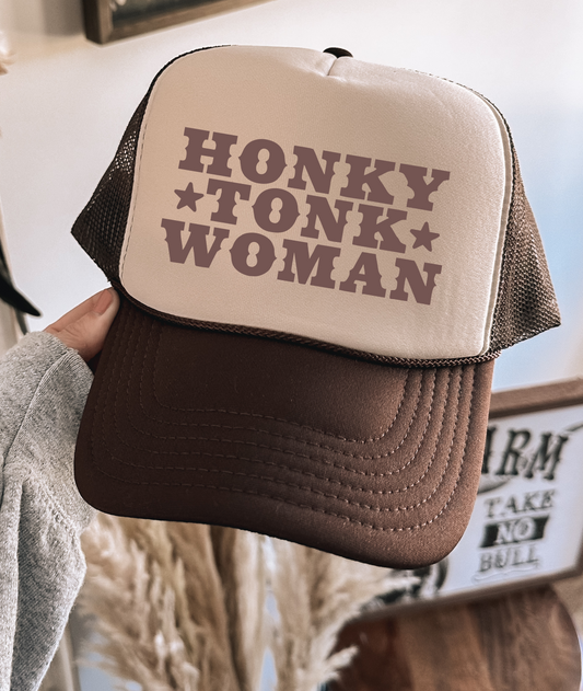 Honky Tonk Woman TRUCKER CAP BWNTAN