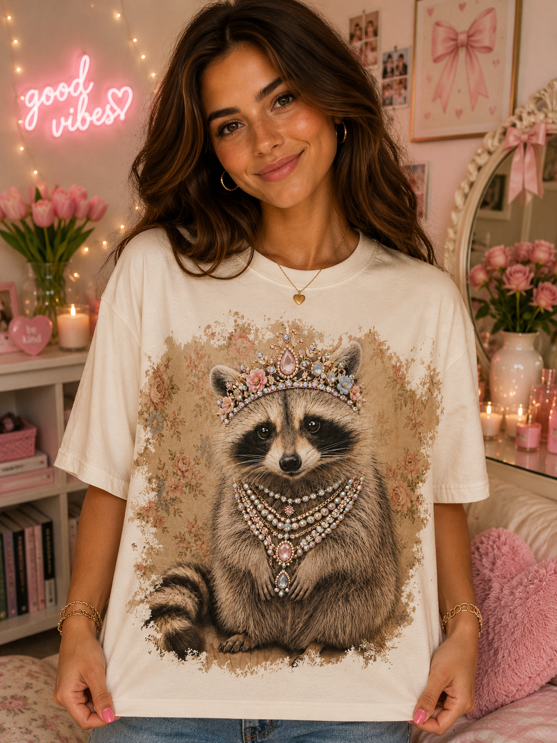 DSP Raccoon with Necklace