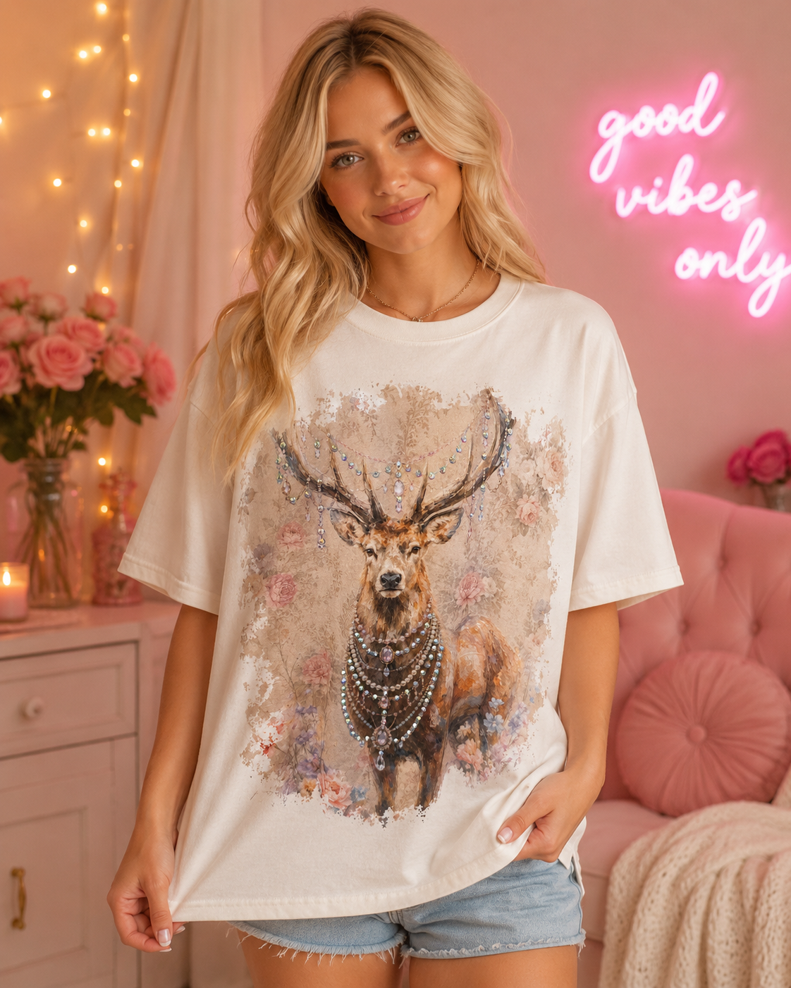 DSP Deer with Necklace