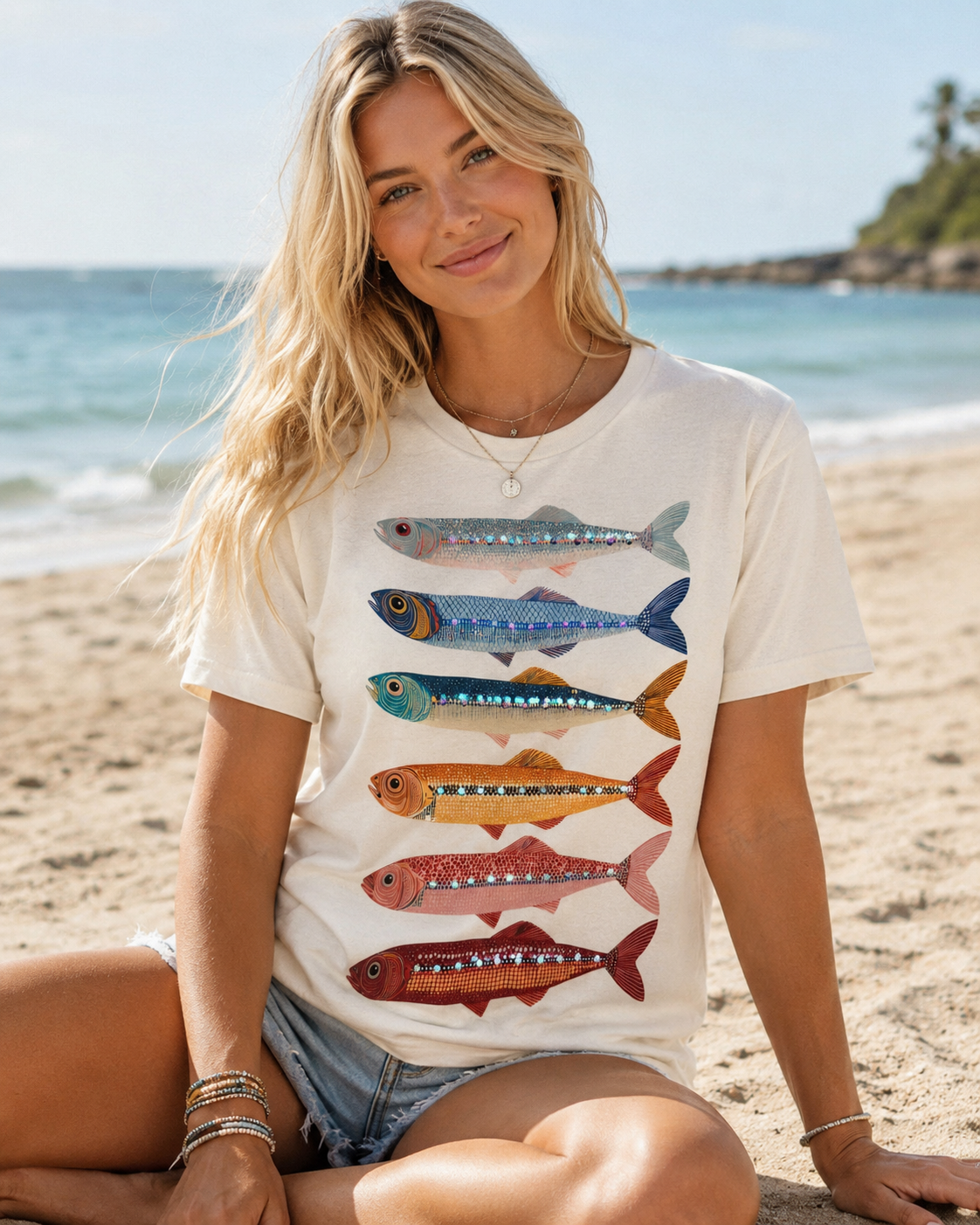 Sardine Cream Graphic Tee 1073
