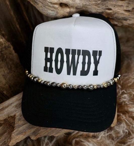TRUCKER CAP Howdy Black