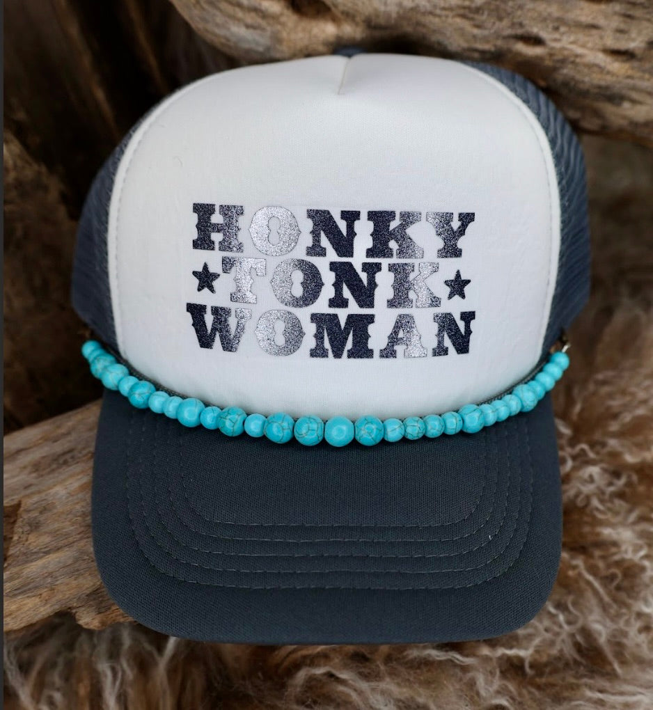 TRUCKER CAP Honky Tonk Woman Black