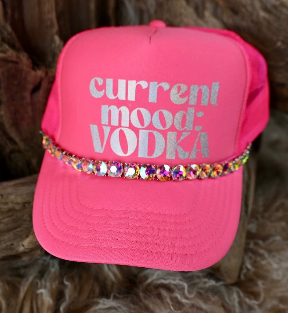 TRUCKER CAP Current Mood Vodka PinkGold