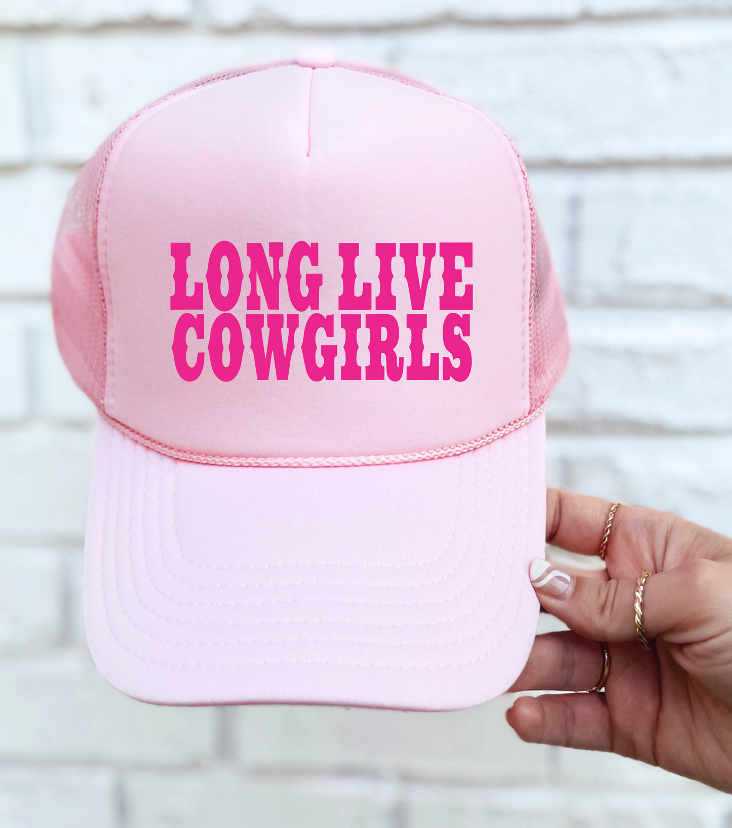 Long Live Cowgirls TRUCKER CAP LTPNK