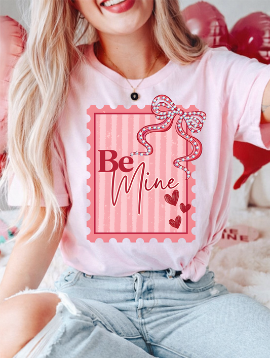 Be Mine Light Pink Graphic Tee