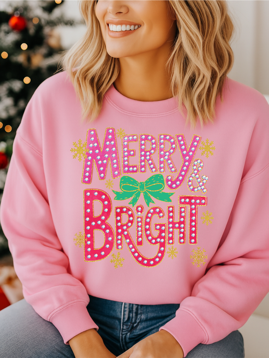 Merry and Bright Crewneck