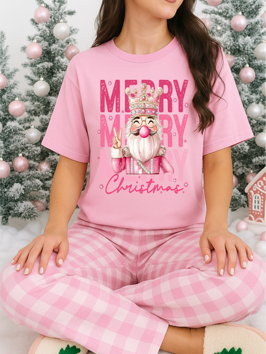 Merry Christmas Nutcracker Graphic Tee