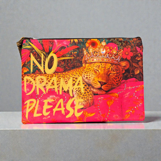 No Drama Please Cosmetic Bag
