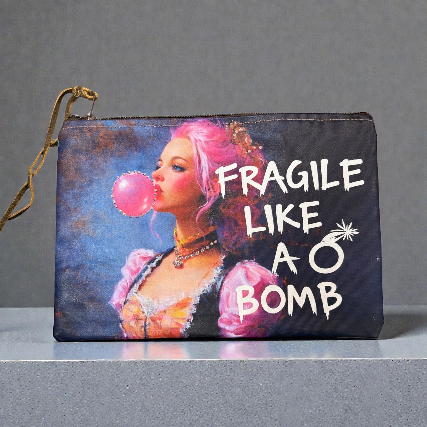Fragile Like a Bomb Cosmetic Bag