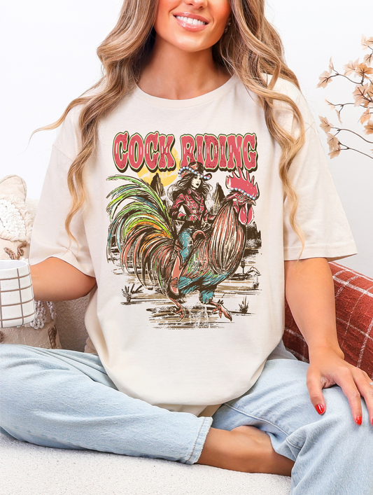 Cock Riding Graphic Tee